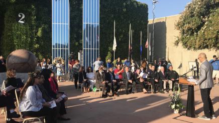 9/11 remembrance ceremony at Cal Expo Memorial Plaza
